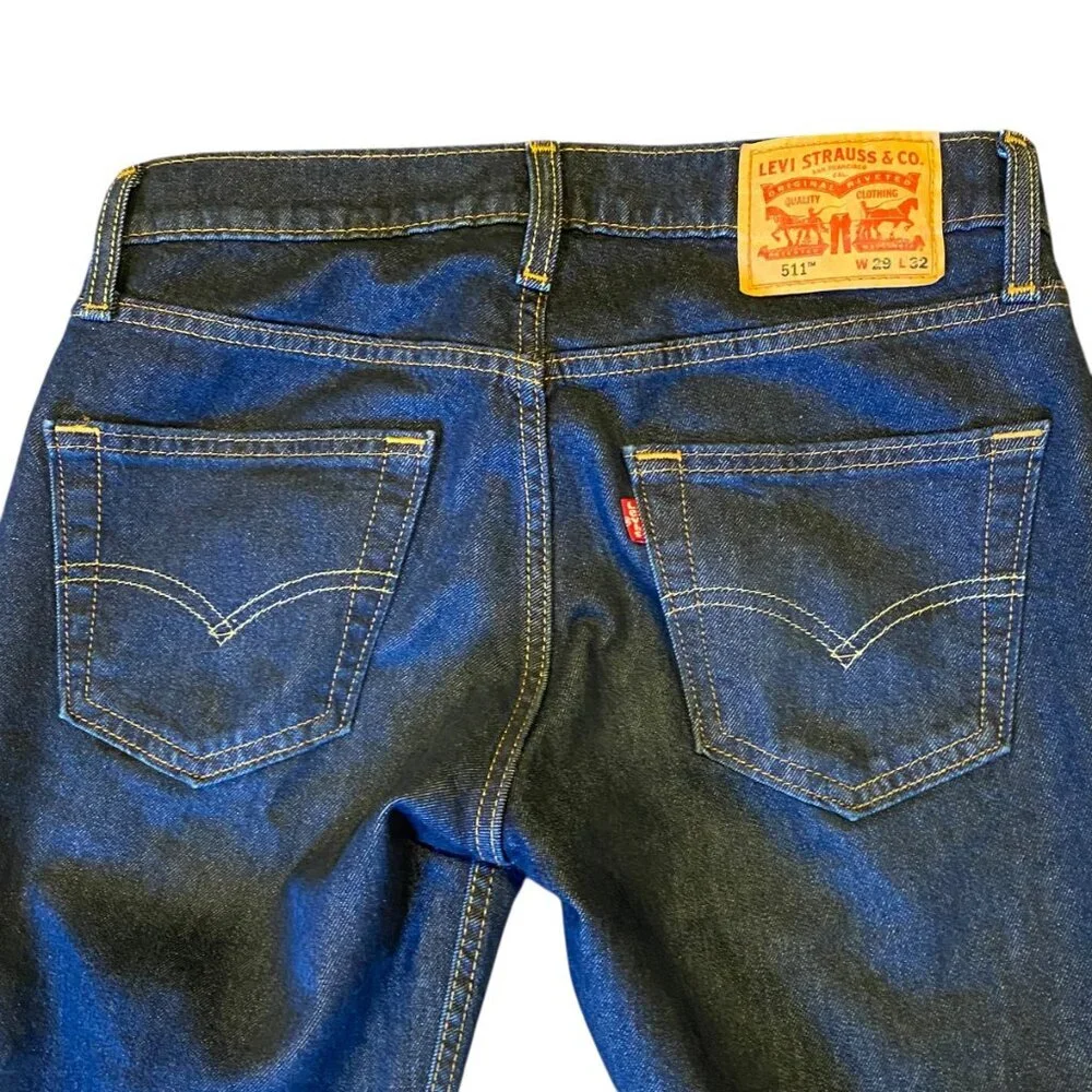 Levi's 511‎ Straight Leg Blue Jeans 29x32